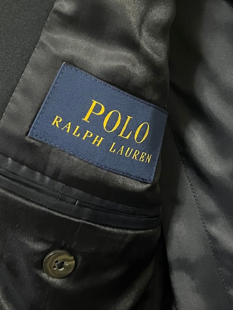 【定価9万円・現行品】 ポロラルフローレン　紺ブレ　シングル　40R Lサイズ