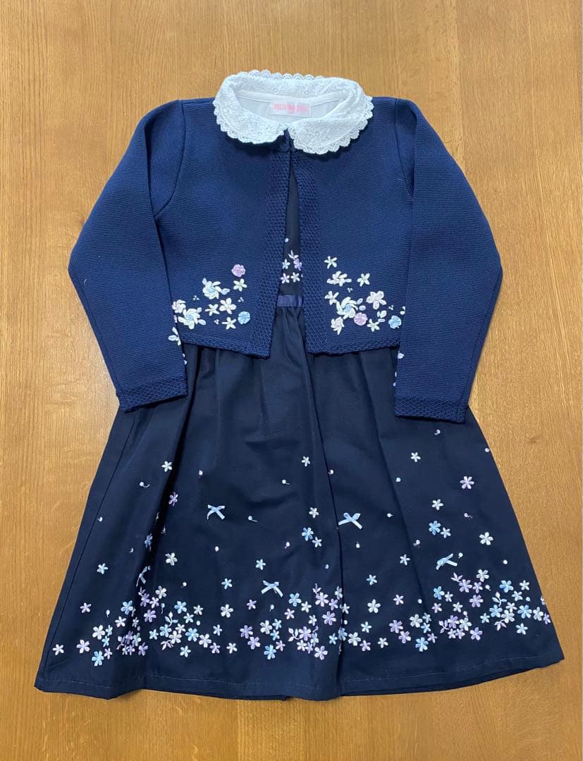 ムーミン【3点セット】【クリーニング済み】メゾピアノ フォーマル 120