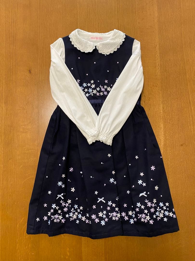 ムーミン【3点セット】【クリーニング済み】メゾピアノ フォーマル 120