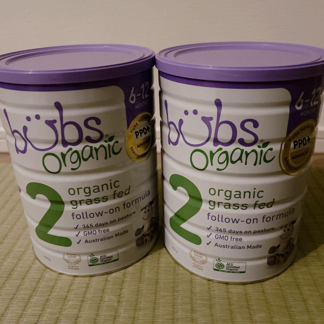 bubs Organic 2 粉ミルク 2缶セット バブスオーガニック