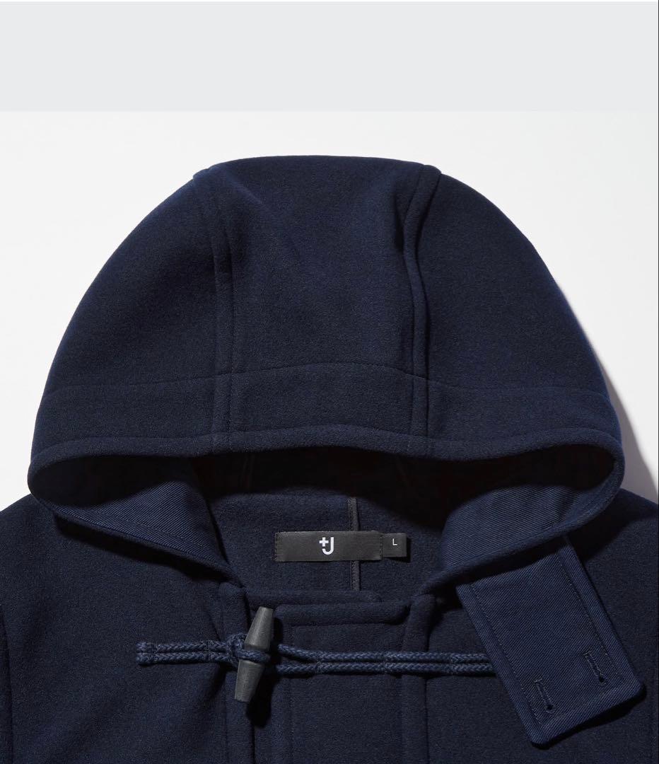 【美品】UNIQLO ユニクロ +J ウールオーバーサイズダッフルコート　XL