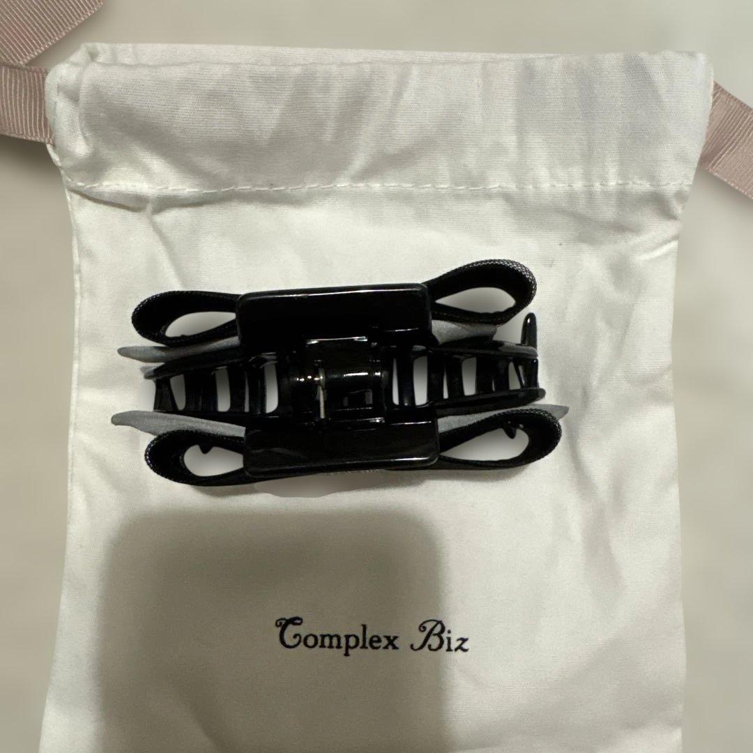 Complex Biz ブラックリボンヘアクリップ