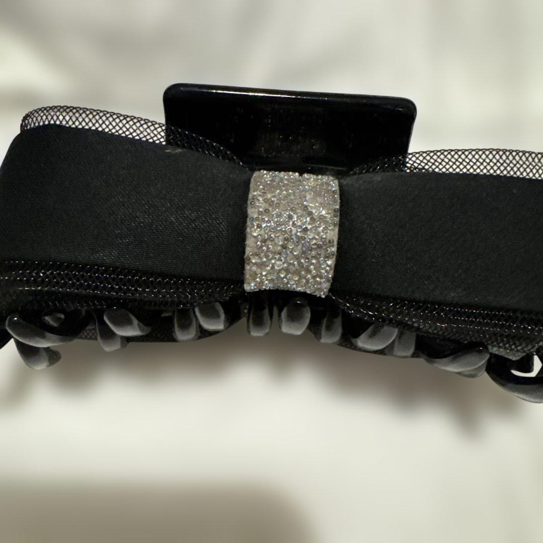 Complex Biz ブラックリボンヘアクリップ