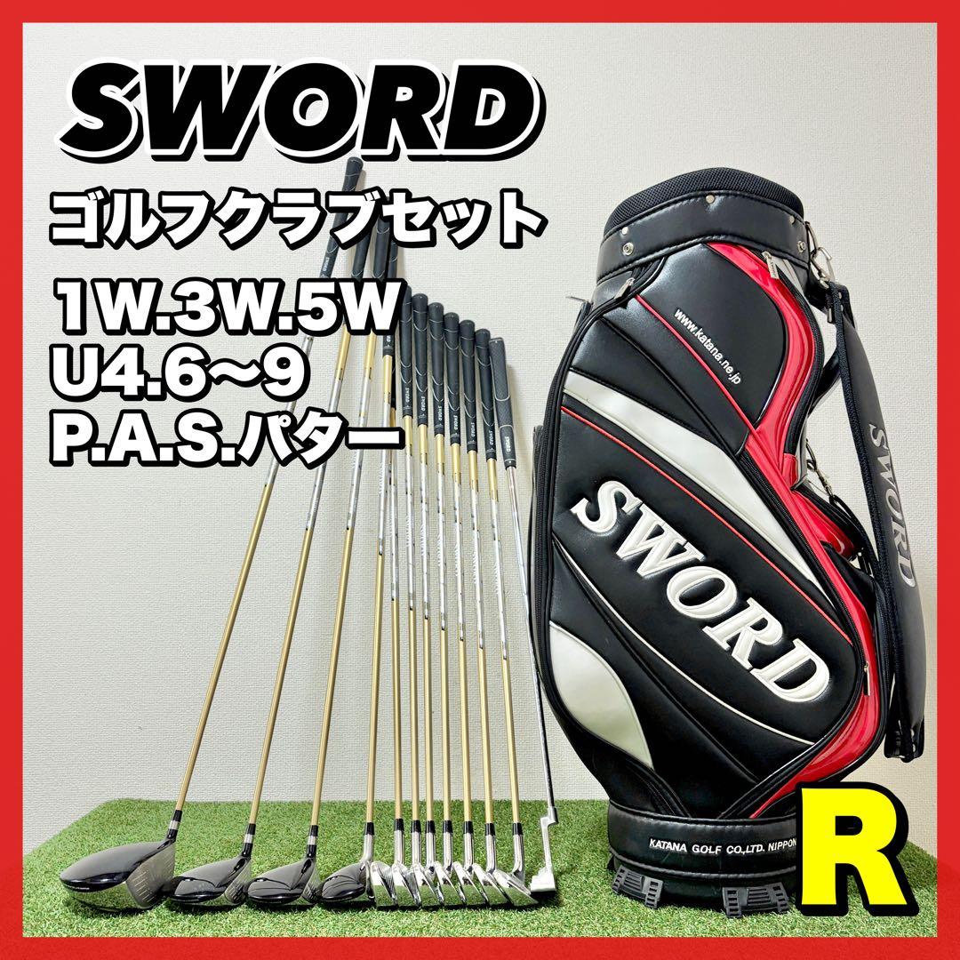 初心者おすすめ｜SWORD ATC589β メンズ　ゴルフクラブセット　12本