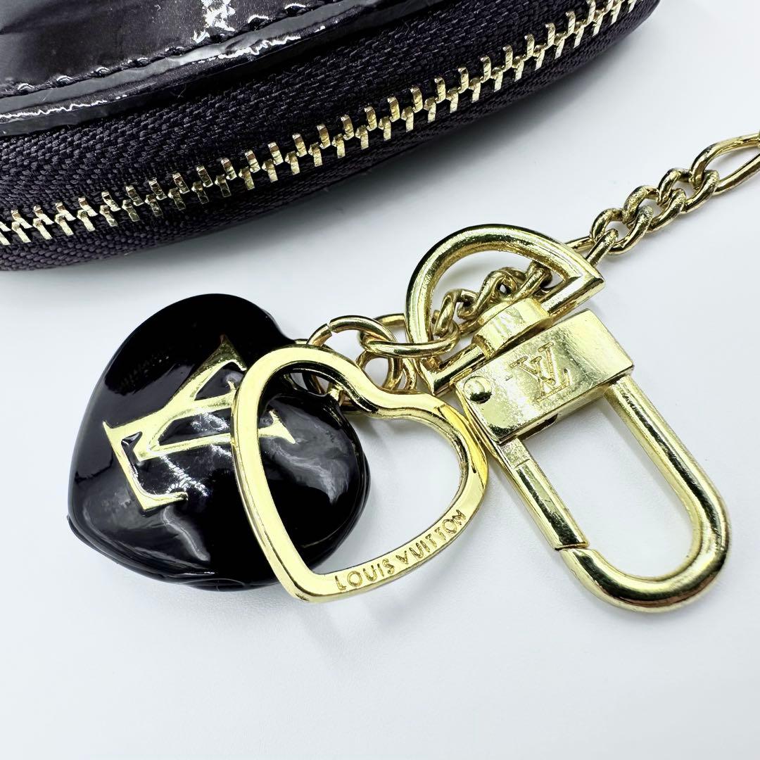 ルイヴィトン ヴェルニ ハート ポルトモネクール 小銭入れ ケース 茶