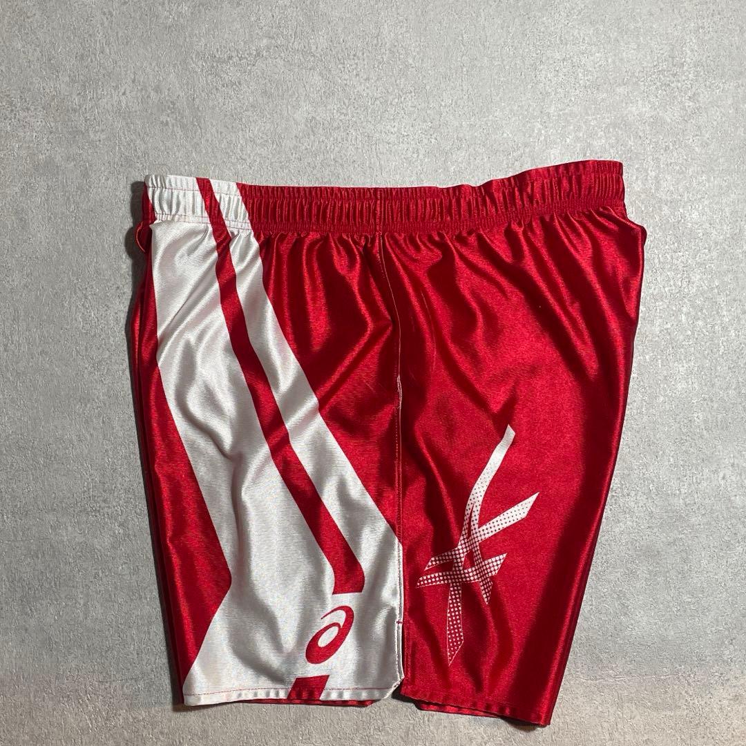 427 アシックス　バレーボール　ゲームパンツ　ハーフパンツ　ショートパンツ