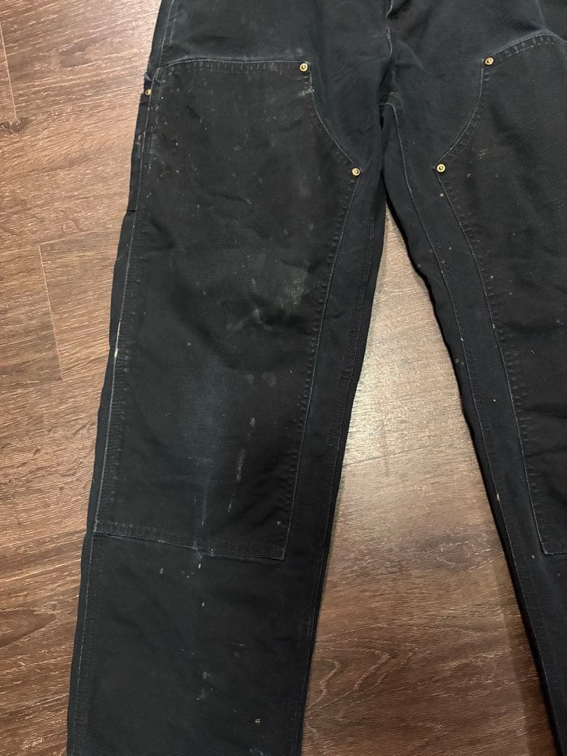 カーハート　ダブルニー　ブラック　スタッズ