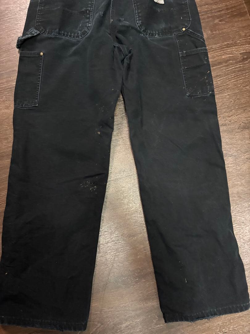 カーハート　ダブルニー　ブラック　スタッズ