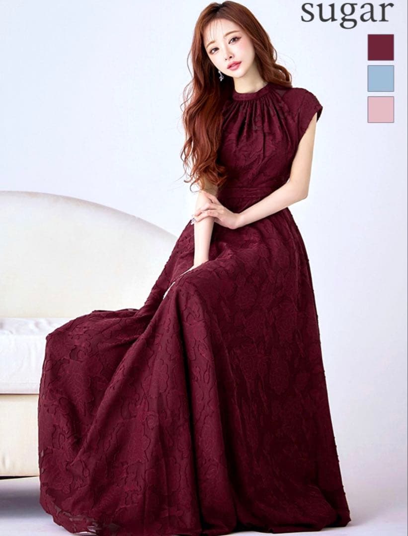 【CLEO CLOE/ クレオ クロエ】 フレアロングドレス