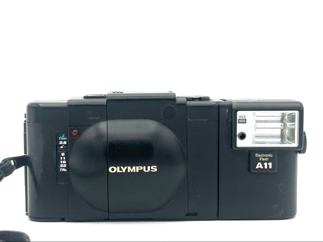 【完動品】OLYMPUS XA + A11 フィルムカメラ 動作確認済み
