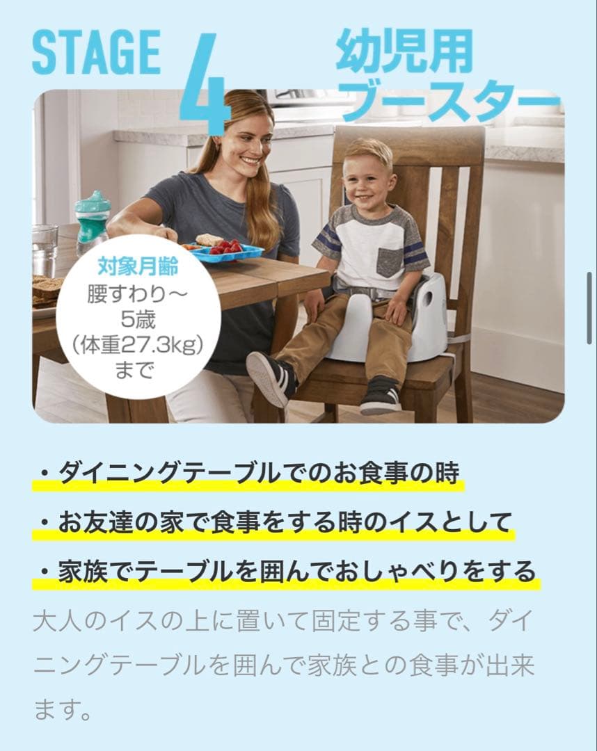 【未開封】グレコ　7in1ハイチェア　フロアツーテーブル