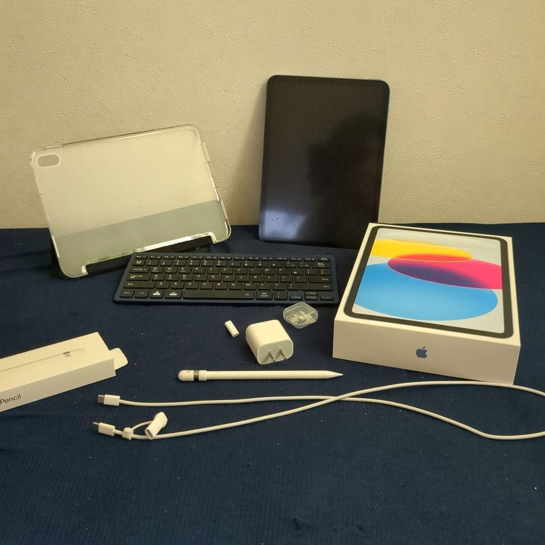iPad A16 128GB (第11世代) ブルー本体appleペンシルセット