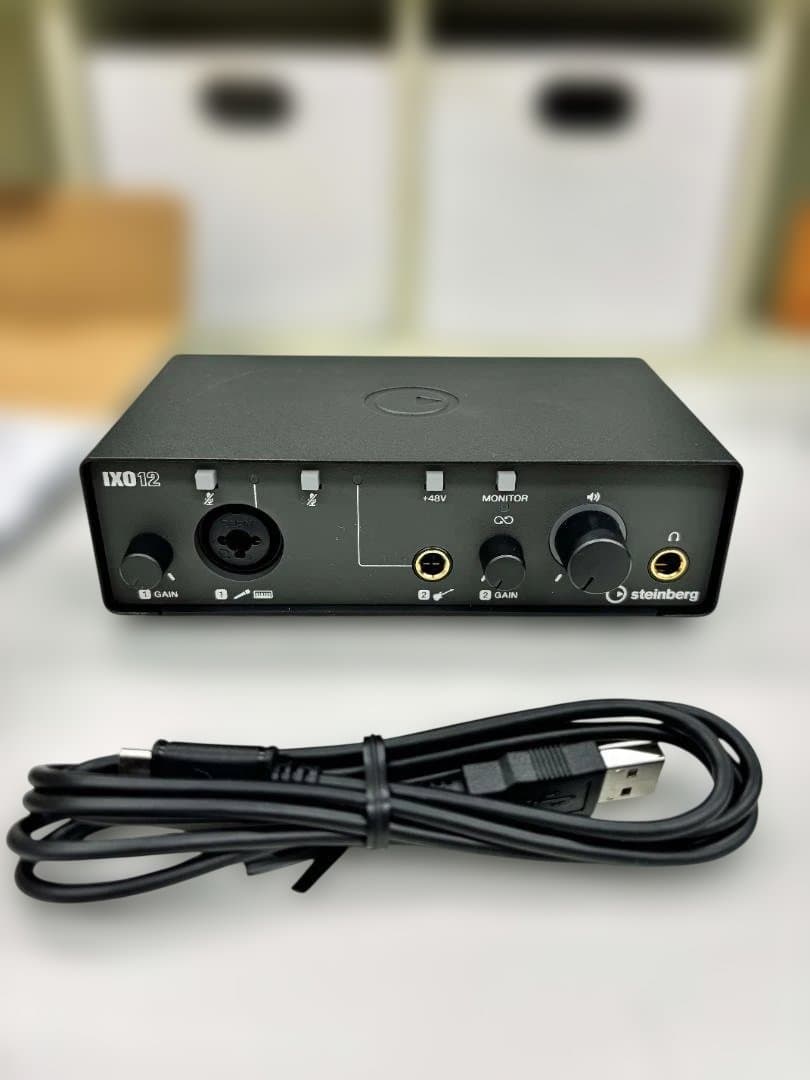 IXO12 B オーディオインターフェース ブラック Steinberg