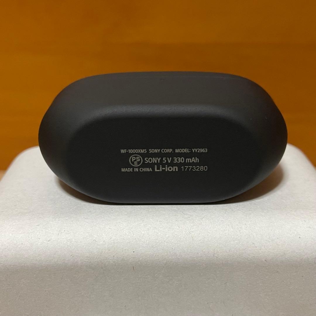 【美品】SONY WF-1000XM5 ブラック 完全ワイヤレスイヤホン