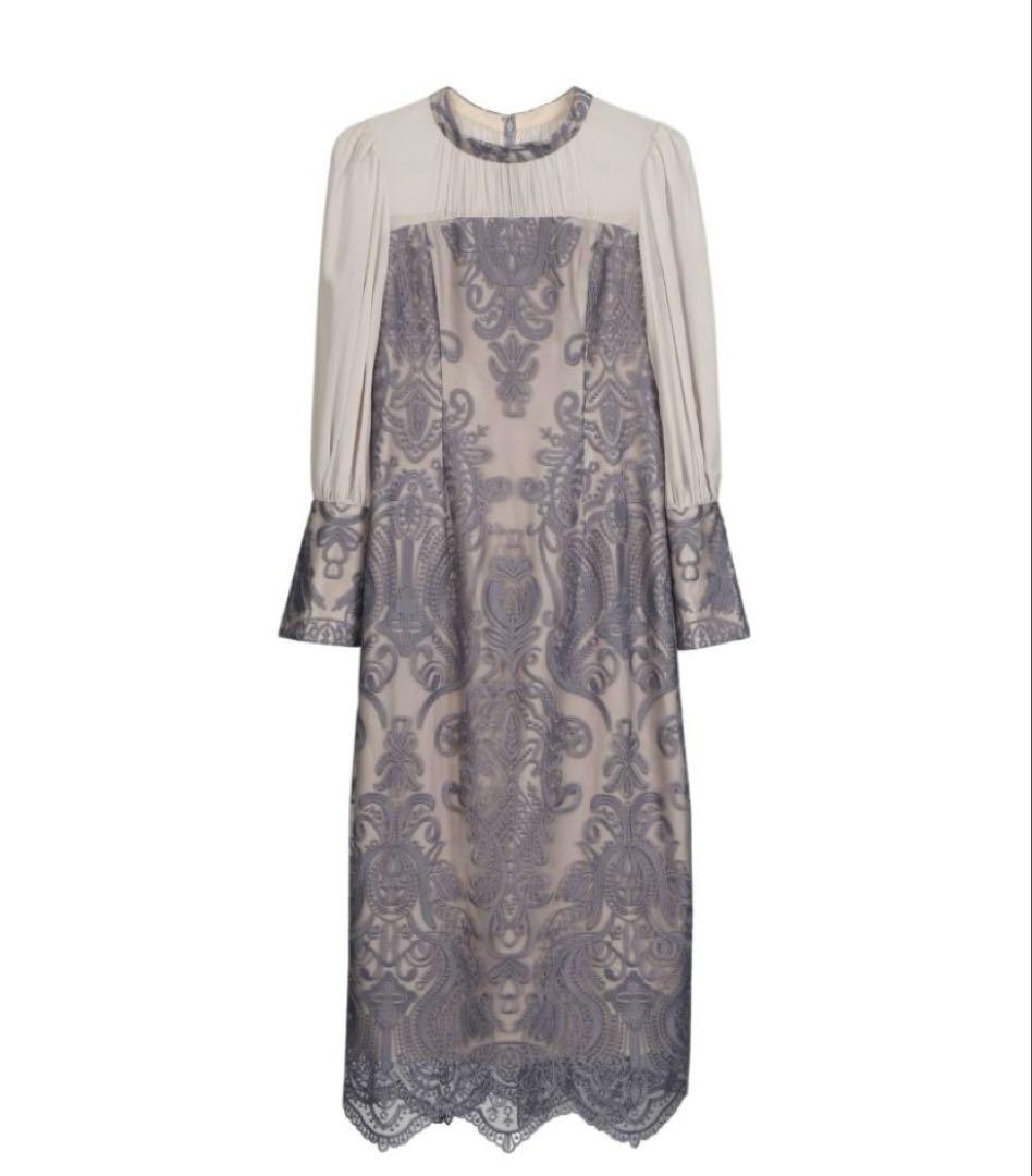 スーツ・フォーマル・ドレス ANDRESD damask gather dress