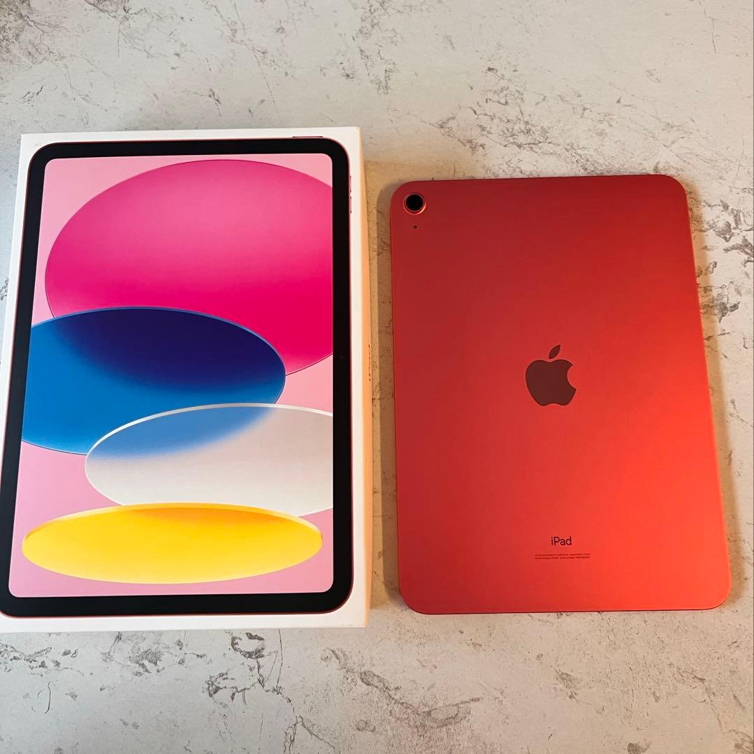 【美品】iPad（第10世代）Wi-Fiモデル／ピンク／64GB