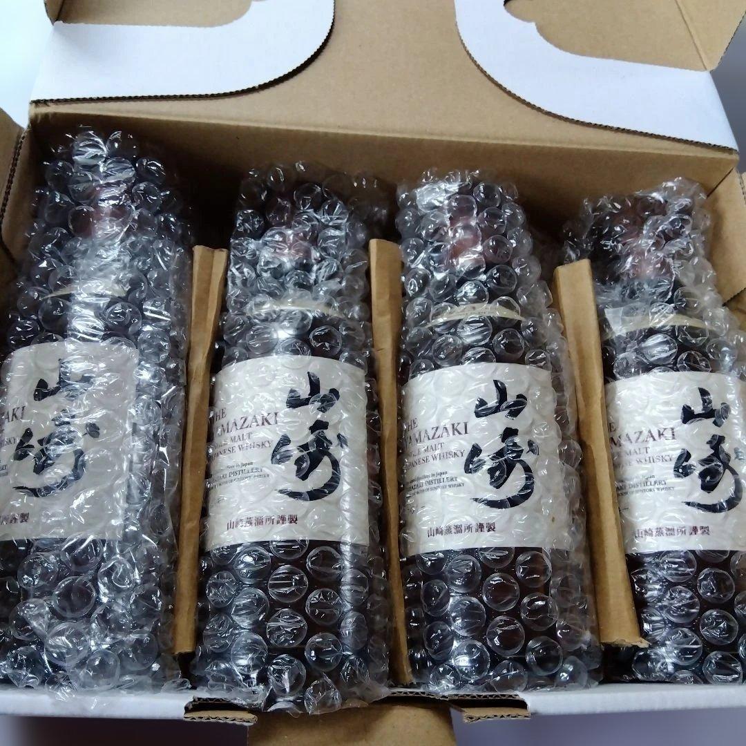 山崎 シングルモルトウイスキー 180ml 4本