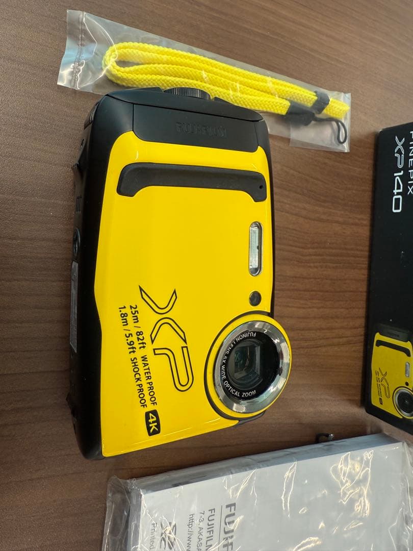 富士フィルム FUJIFILMFINEPIX XP140　イエロー