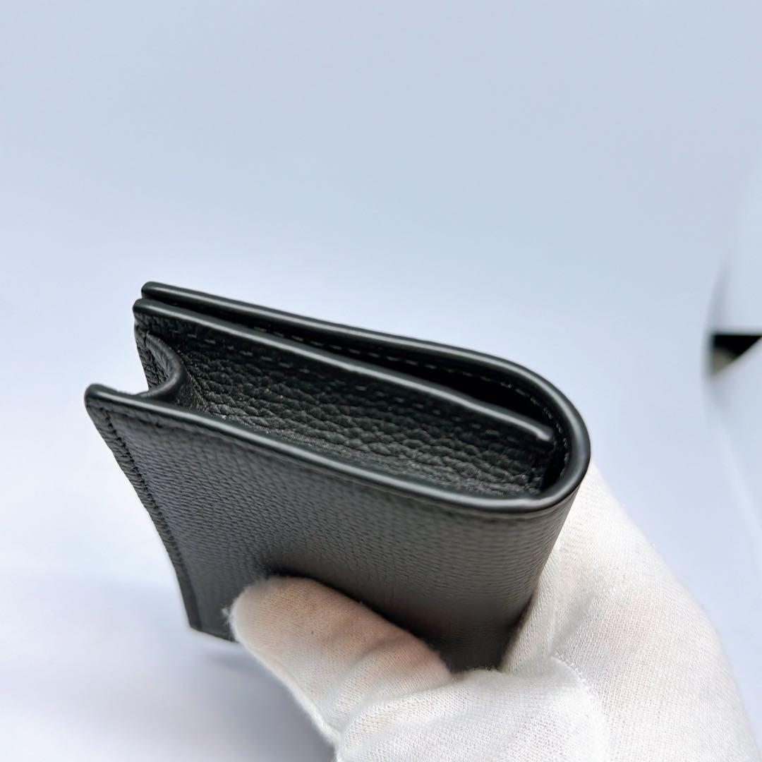 【極美品】LOEWE ロエベ アナグラム ビジネスカードホルダー シルバー