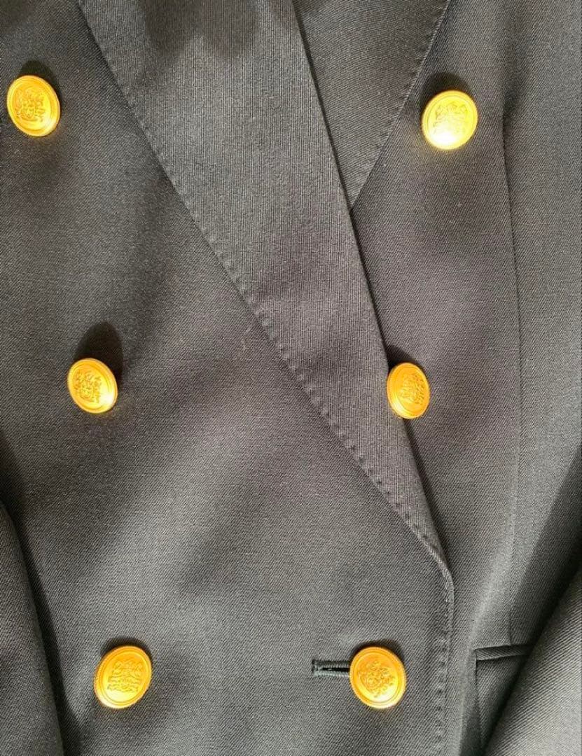 美品 Aquascutum アクアスキュータム 紺ブレ ブレザー イギリス製