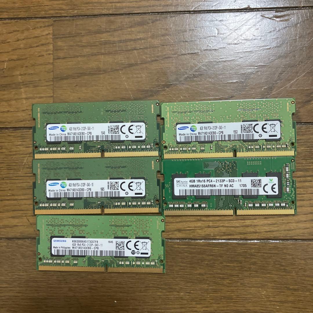 DDR4 4GB メモリ38枚　まとめ売り