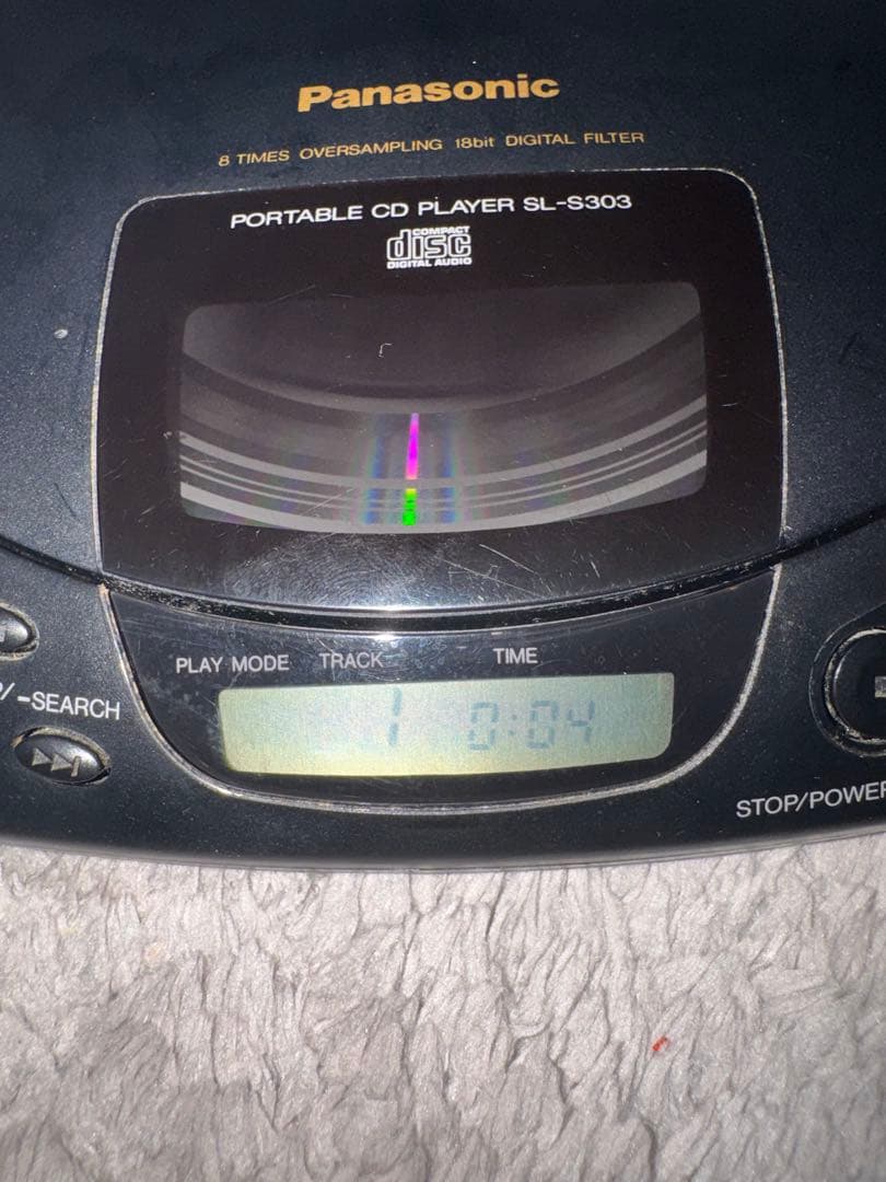 パナソニック　SL-S303 CDプレーヤー ポータブル　レトロ　動作確認済
