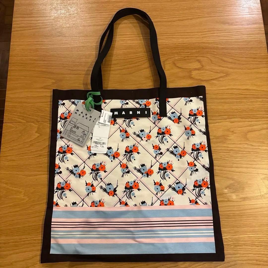 MARNIMARKET　バンダナトート（マルニマーケット）　アンティックローズ