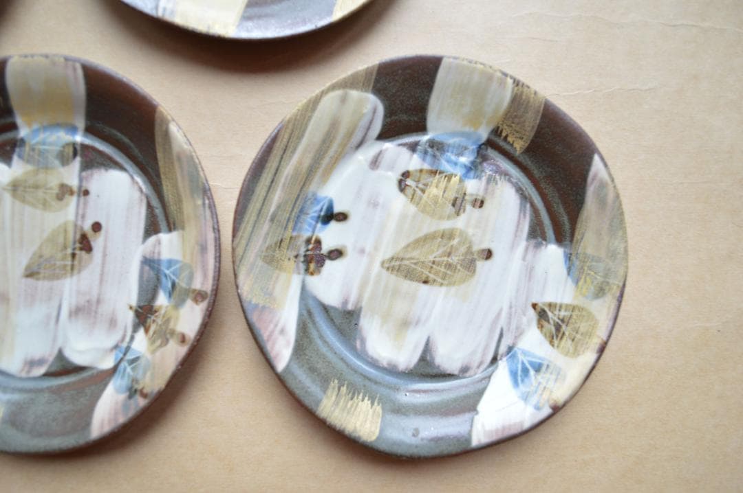 北大路魯山人 尾形乾山写竜田川平向 五人 魯山人 夢卿 ロ散人 魯卿