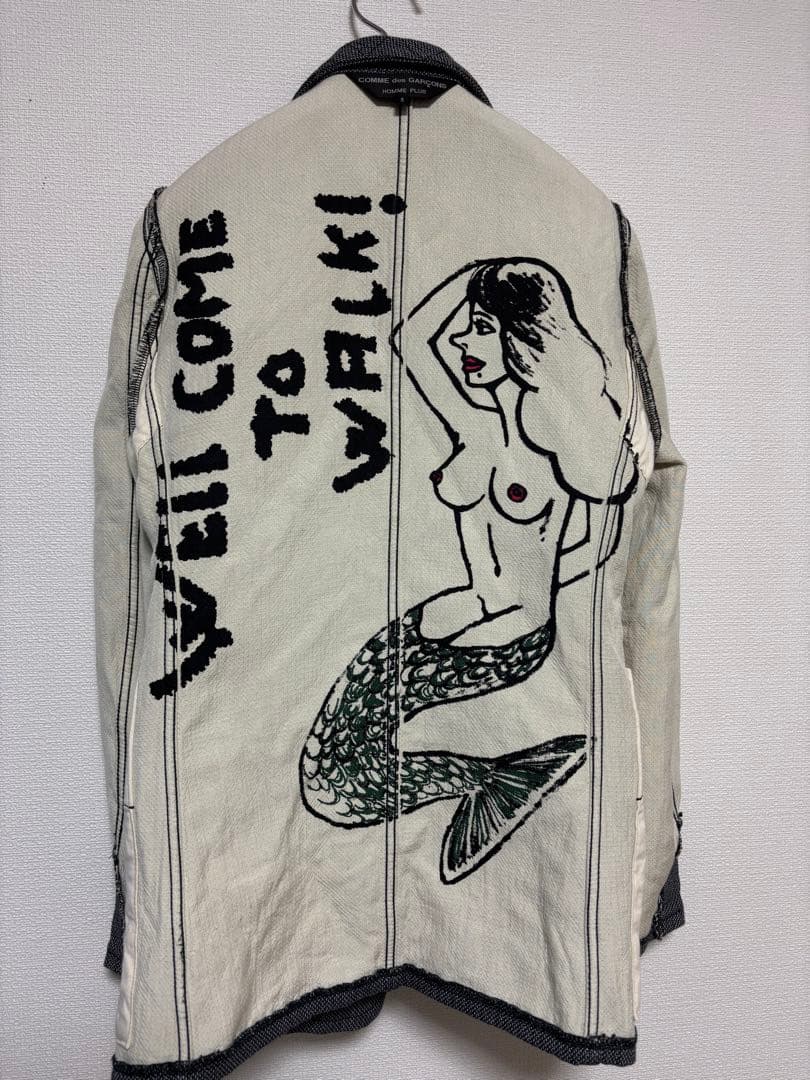 アーカイブ 希少品 コムデギャルソン オム プリュス プリントジャケット
