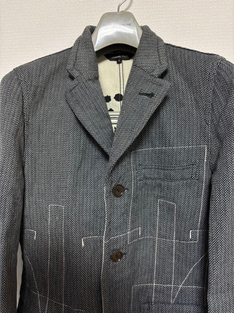 アーカイブ 希少品 コムデギャルソン オム プリュス プリントジャケット