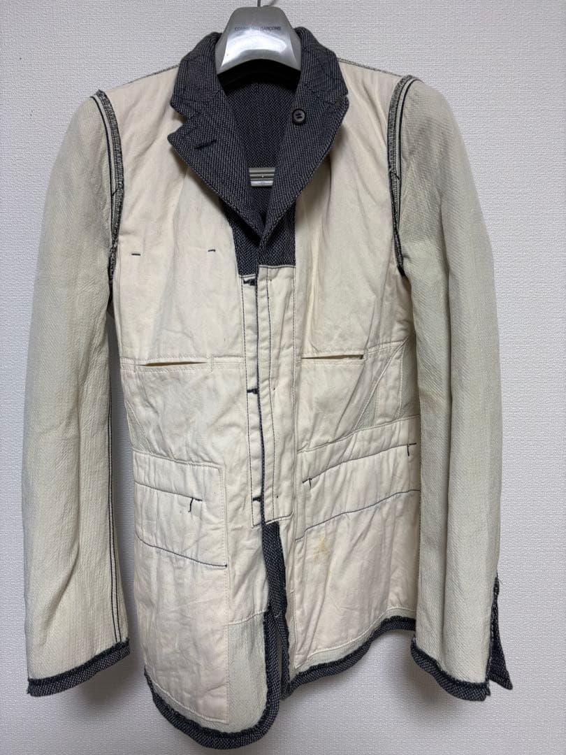 アーカイブ 希少品 コムデギャルソン オム プリュス プリントジャケット