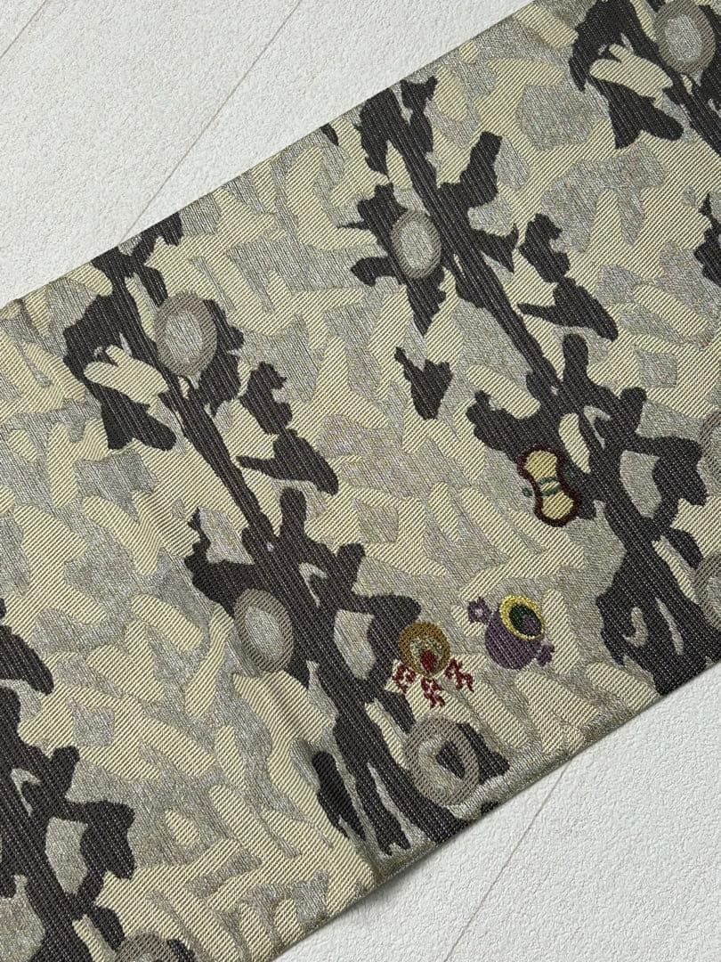 sakura様御専用。HX-84 袋帯　両面　宝尽くし　鳥獣戯画　金銀糸 六通