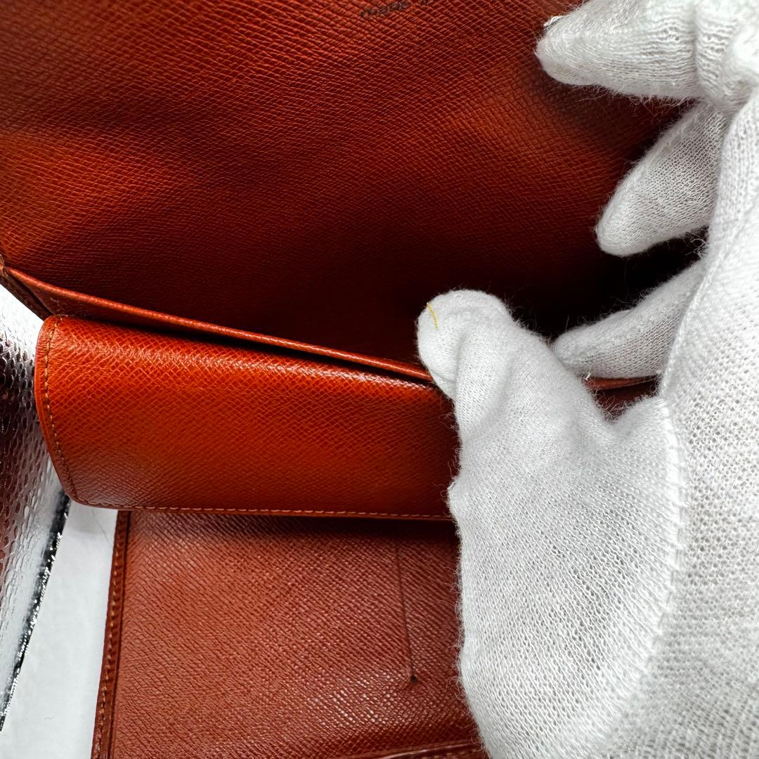 未使用品級✨LOUIS VUITTON 折財布 エピ レザー ブラウン 本革