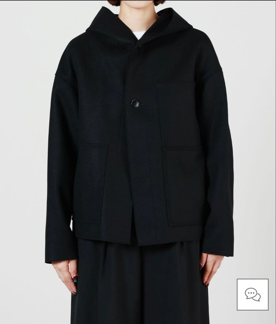 SALE‼️HYKEメルトンフードワークジャケットコート