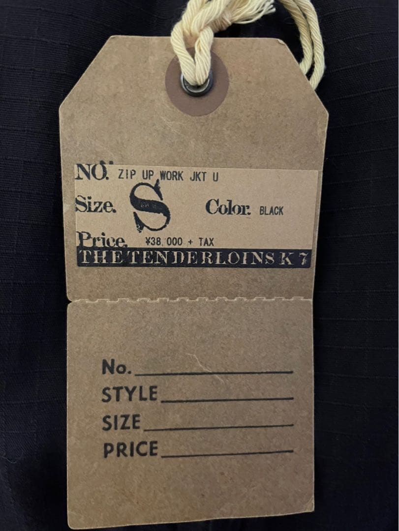 TENDERLOIN テンダーロインZIP UP WORK UKT U JKT
