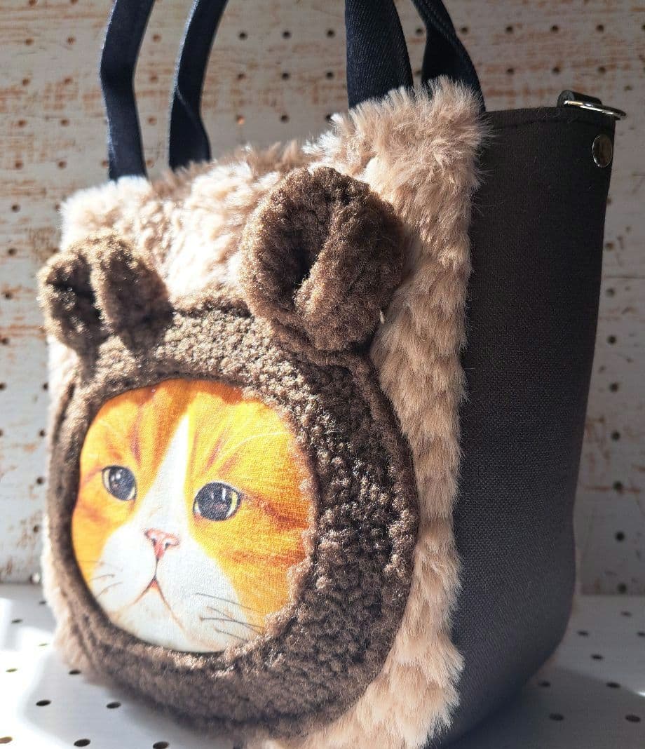 ね*】様 コヤンイサムチョン　ハチワレ猫ちゃん　トートバッグ&ミニミニトート
