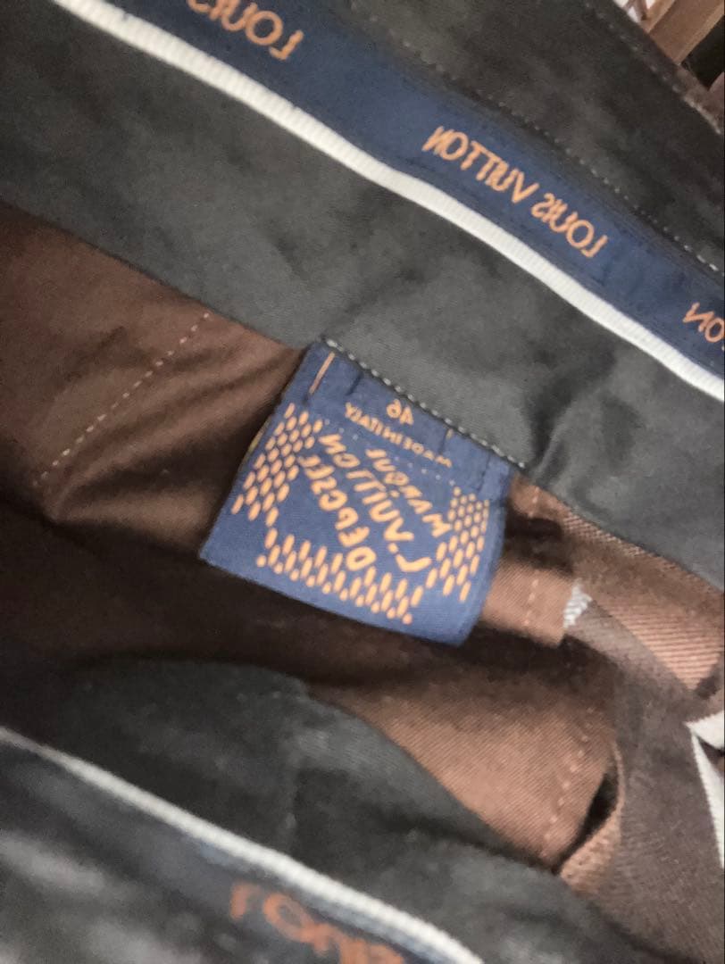 新品ルイ・ヴィトン ダモフラージュスラックス 46サイズ