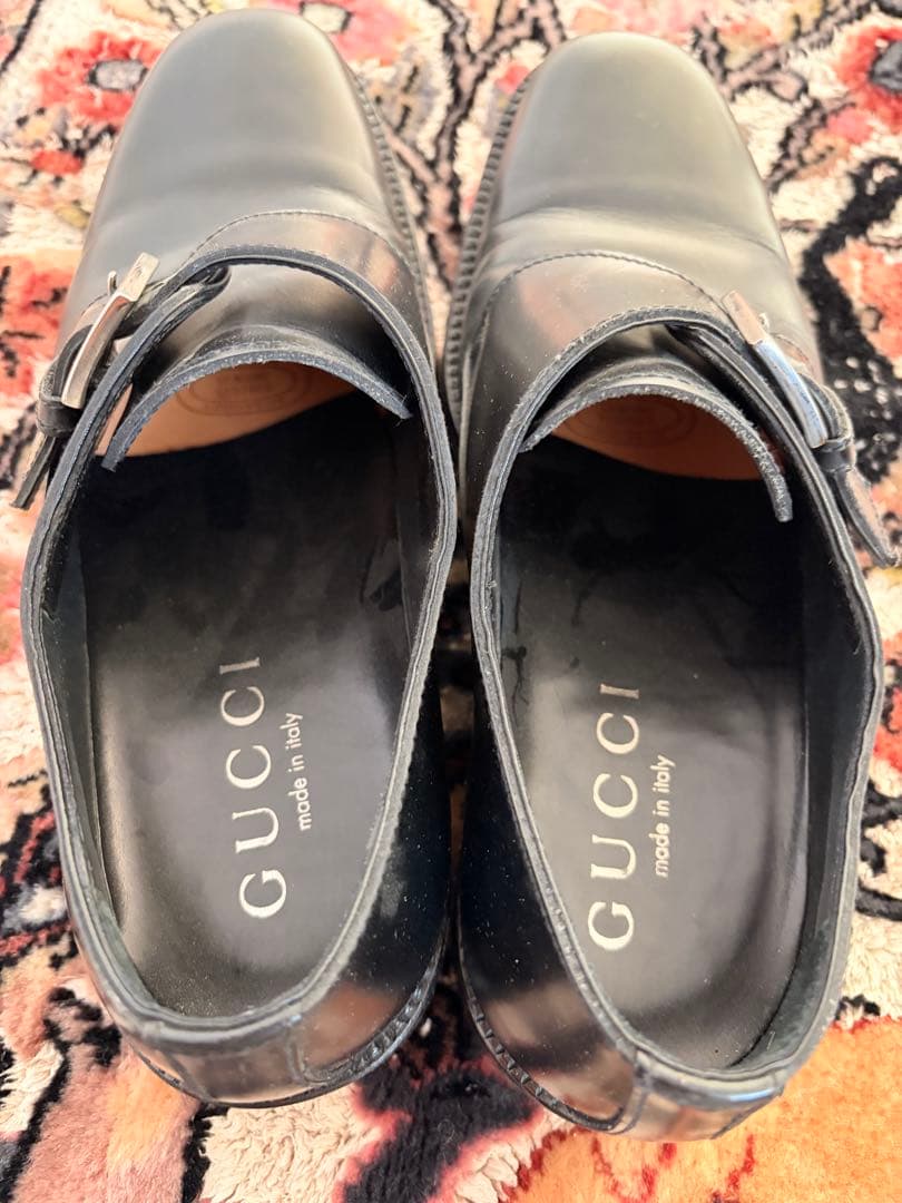 GUCCI ダブルモンクストラップ シューズ 41E