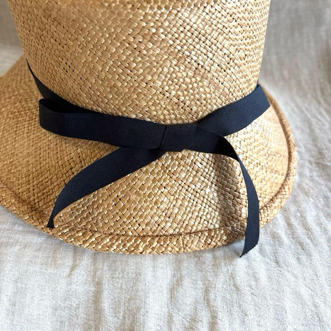 ベルレッタ　BERRETTA 麦わら帽子 ストローハット リボン