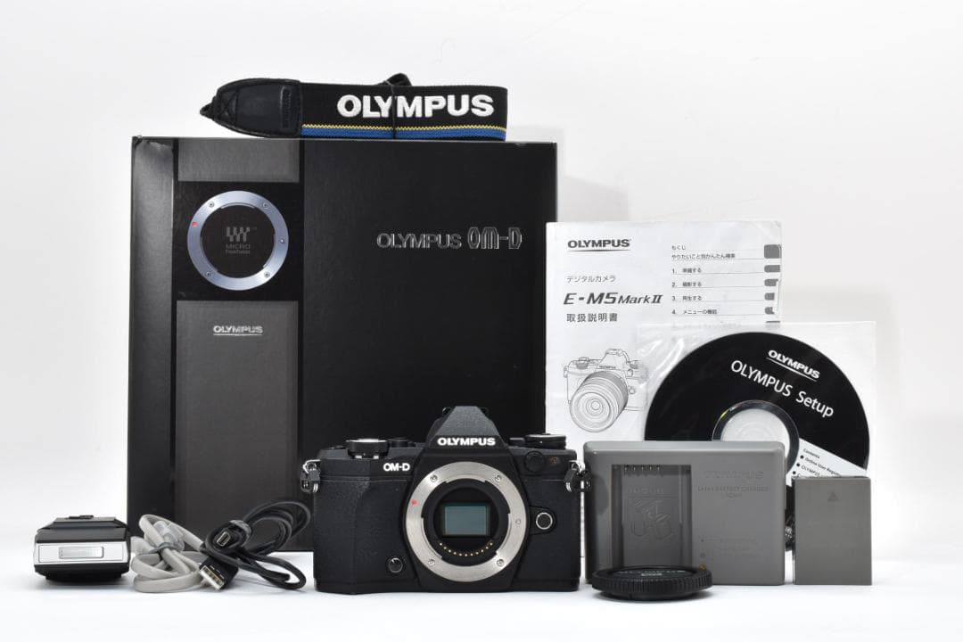オリンパス　OLYMPUS E-M5 MarkII ブラック　ミラーレス一眼