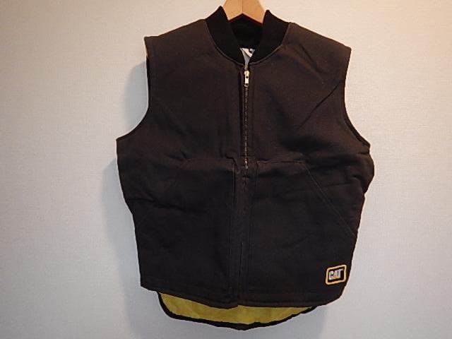 Caterpillar キャタピラー　ダック中綿ベスト M アメリカ製