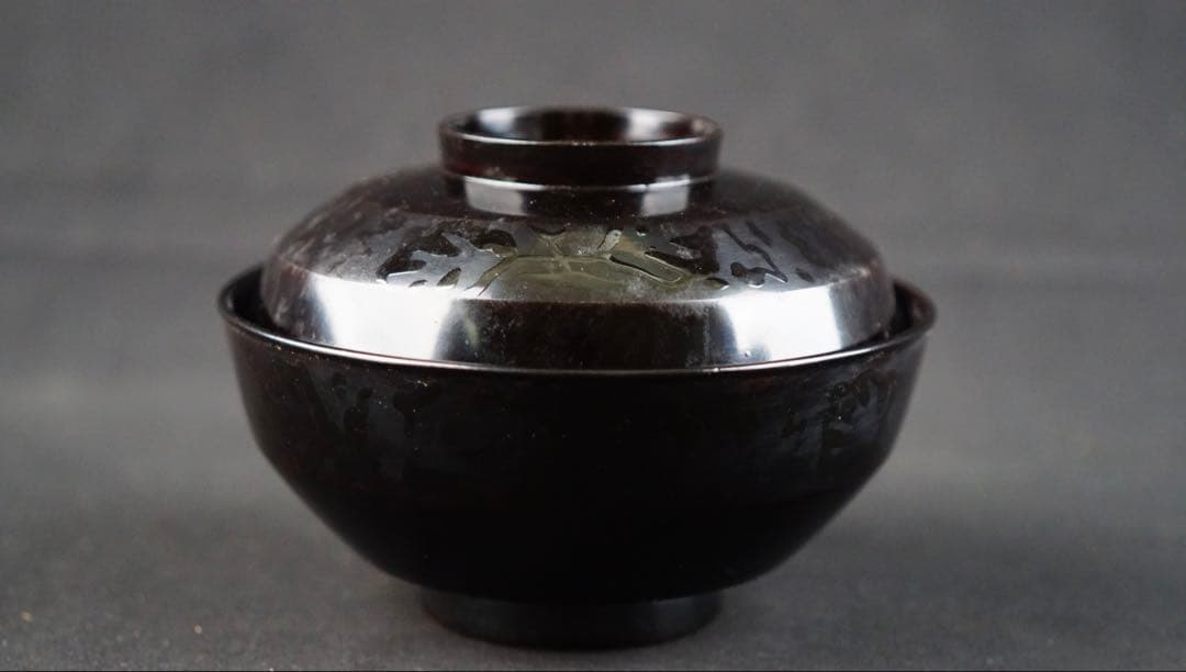 蒔絵　葵紋　菓子椀　10客　共箱