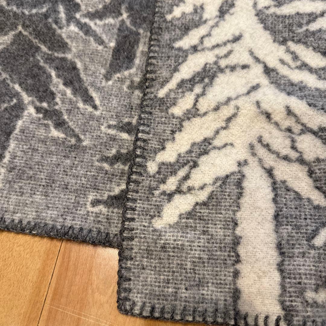 クリッパン　ミナペルホネン　ウールブランケット　グレー