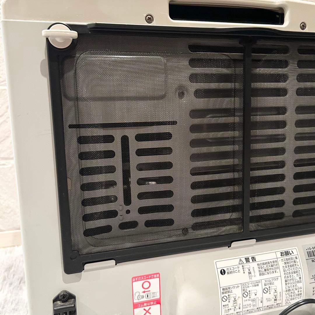 動作確認済【リンナイ ガスファンヒーター+ガスホース】 速暖, 乾燥&臭いナシ