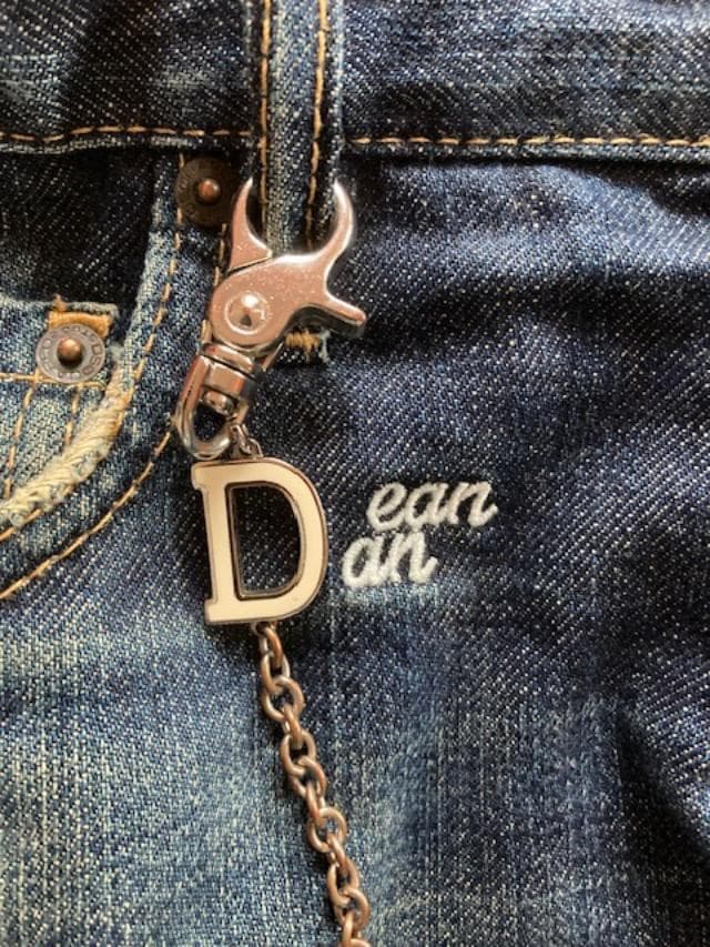 Dsquared2 メンズ ウォレットチェーン付き ジーンズ イタリア48