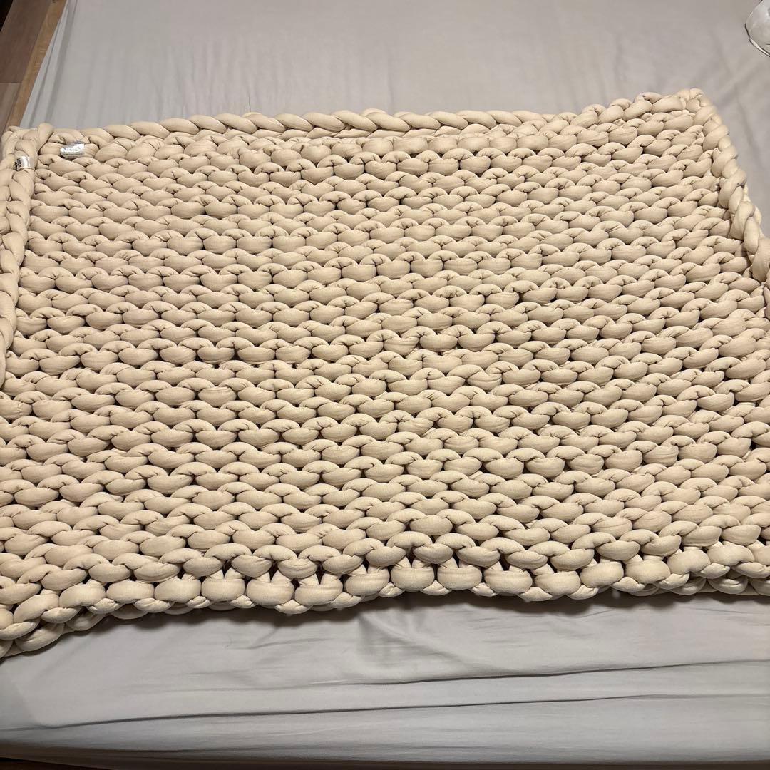 ENBRY ウェイテッドブランケット[L size/アイボリー]