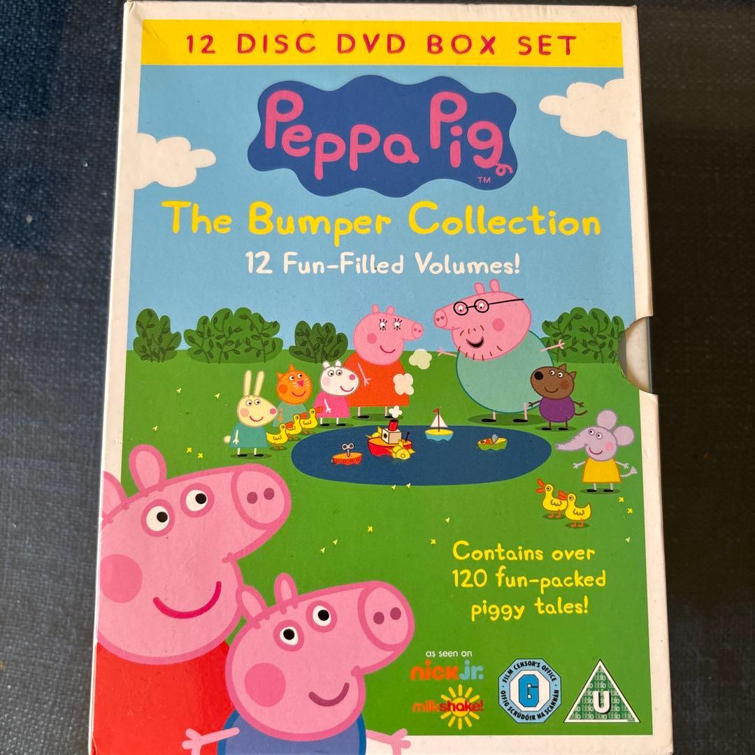 Peppa Pig 12ディスクDVDボックスセット 英語