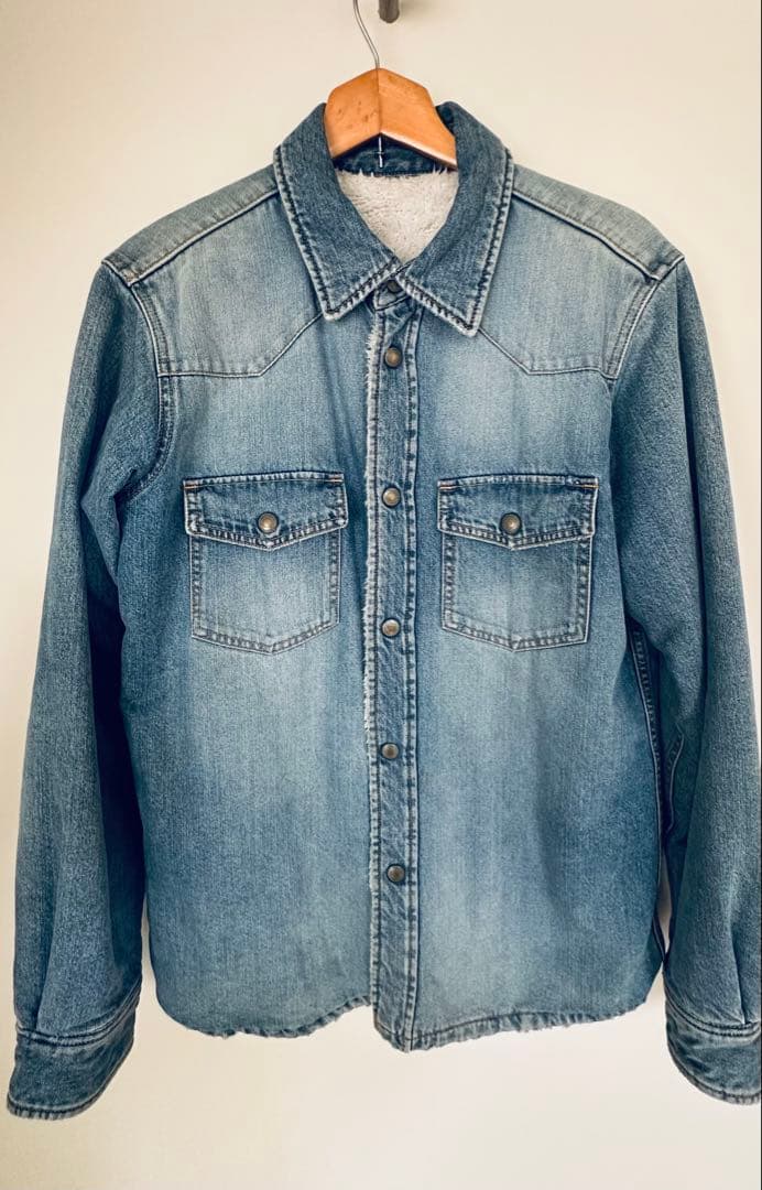 ロンハーマン神戸店購入　ボア裏地付きデニムジャケット