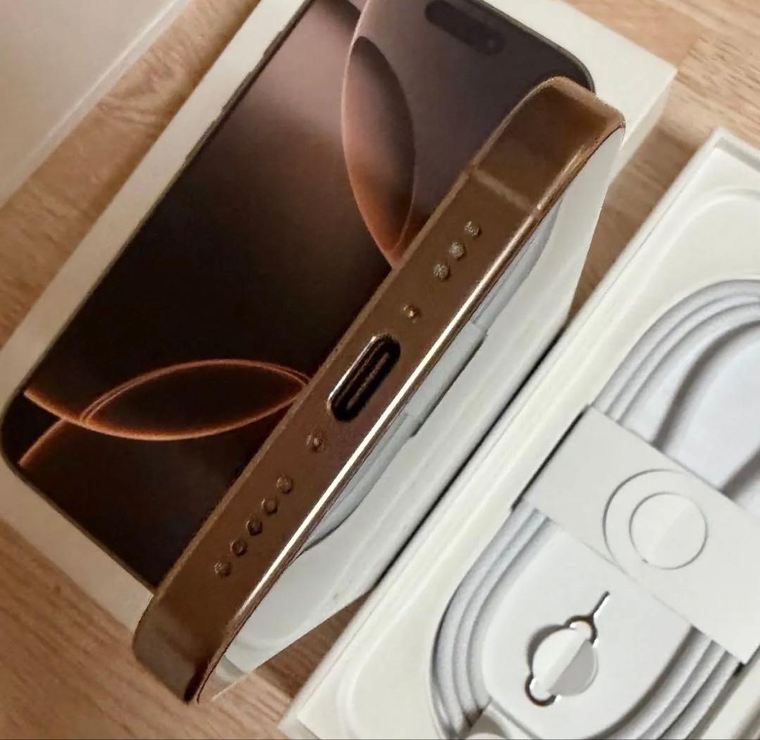 iPhone16 Pro 128GB BT95% デザートチタニウム