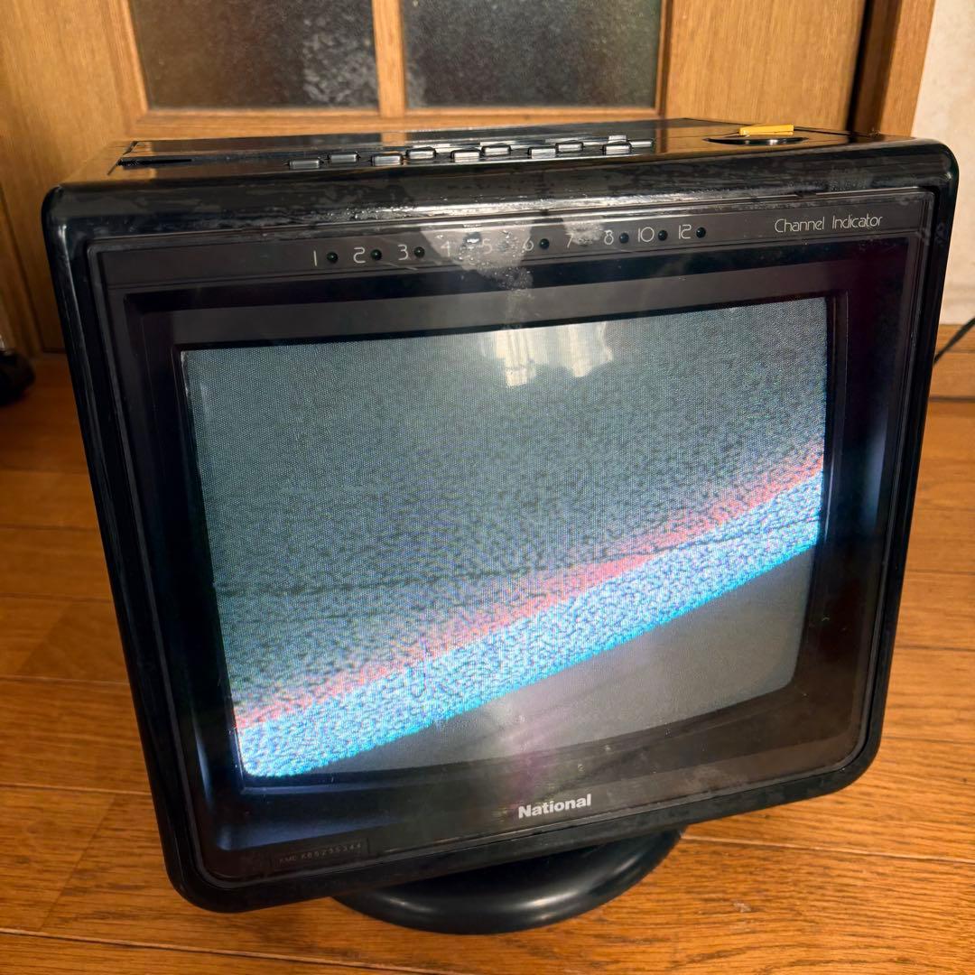 National レトロ　ブラウン管テレビ　TH11-S29 85年製　当時物